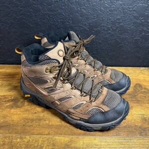 Merrell Moab 3 Mid Waterproof Hiking Boots Brown Men US 11.5